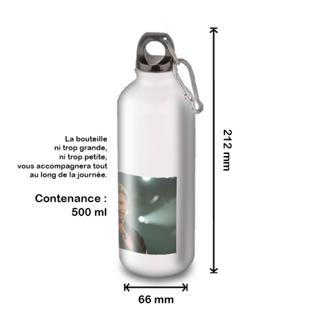 Gourde Alu et Thermos Johnny Hallyday