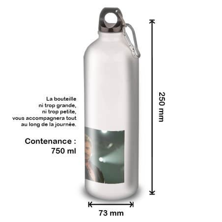 Gourde Alu et Thermos Johnny Hallyday