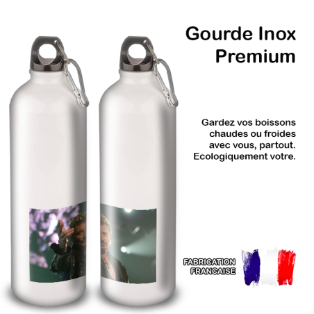 Gourde Alu et Thermos Johnny Hallyday