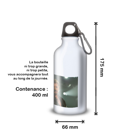 Gourde Alu et Thermos Johnny Hallyday