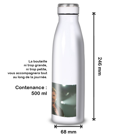 Gourde Alu et Thermos Johnny Hallyday