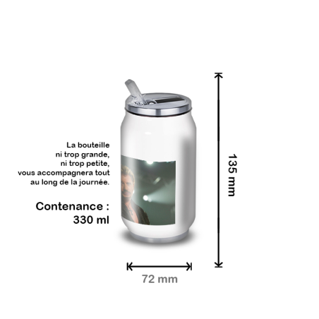 Gourde Alu et Thermos Johnny Hallyday
