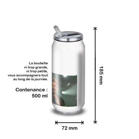 Gourde Alu et Thermos Johnny Hallyday