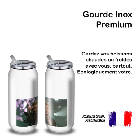 Gourde Alu et Thermos Johnny Hallyday
