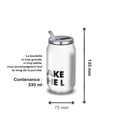 Gourde Alu et Thermos Fortnite Take the L