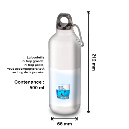 Gourde Alu et Thermos Eau ou CuraÃ§ao