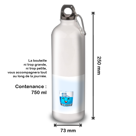 Gourde Alu et Thermos Eau ou Curaçao Gourde Alu et Thermos Eau ou Curaçao
