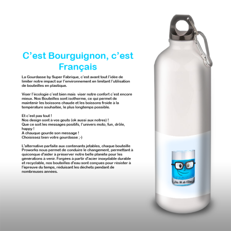 Gourde Alu et Thermos Eau ou Curaçao Gourde Alu et Thermos Eau ou Curaçao