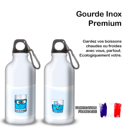 Gourde Alu et Thermos Eau ou Curaçao Gourde Alu et Thermos Eau ou Curaçao