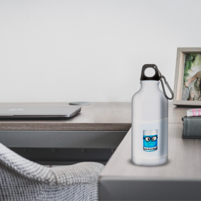 Gourde Alu et Thermos Eau ou CuraÃ§ao