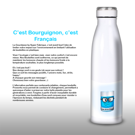 Gourde Alu et Thermos Eau ou Curaçao Gourde Alu et Thermos Eau ou Curaçao