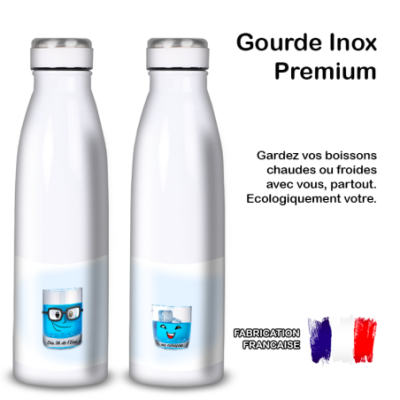 Gourde Alu et Thermos Eau ou CuraÃ§ao
