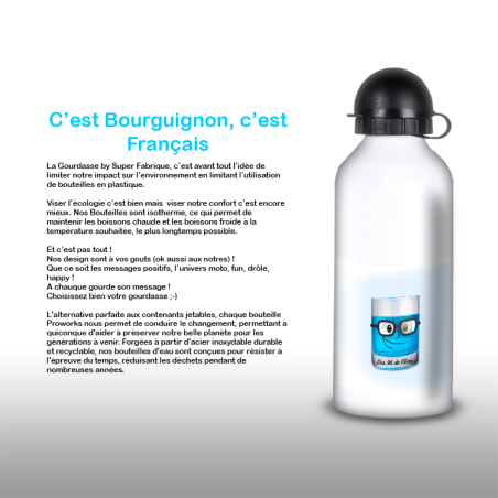 Gourde Alu et Thermos Eau ou Curaçao Gourde Alu et Thermos Eau ou Curaçao