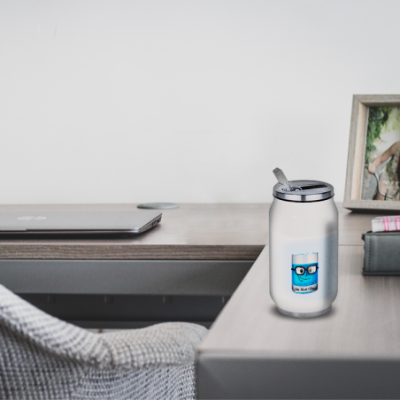 Gourde Alu et Thermos Eau ou CuraÃ§ao