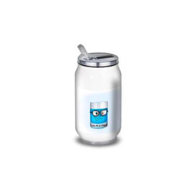 Gourde Alu et Thermos Eau ou CuraÃ§ao