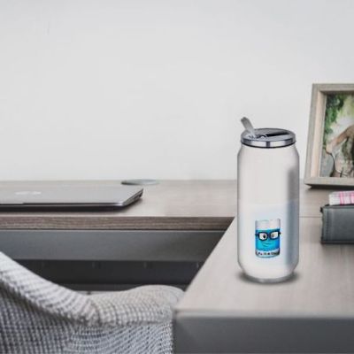 Gourde Alu et Thermos Eau ou CuraÃ§ao