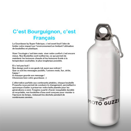 Gourde Alu et Thermos Moto Guzzi