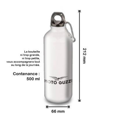 Gourde Alu et Thermos Moto Guzzi