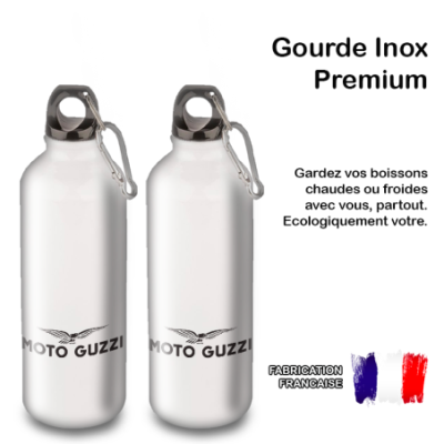 Gourde Alu et Thermos Moto Guzzi
