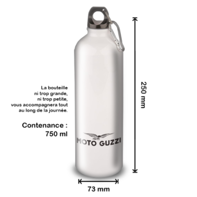Gourde Alu et Thermos Moto Guzzi