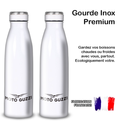 Gourde Alu et Thermos Moto Guzzi
