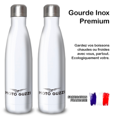 Gourde Alu et Thermos Moto Guzzi