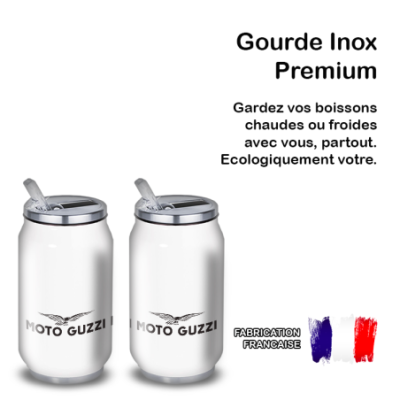 Gourde Alu et Thermos Moto Guzzi