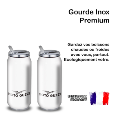Gourde Alu et Thermos Moto Guzzi