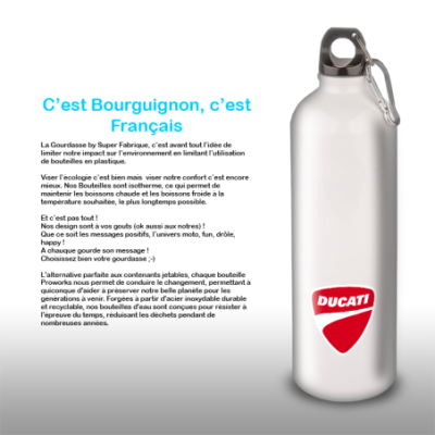 Gourde Alu et Thermos Moto Ducati