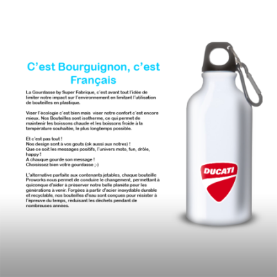 Gourde Alu et Thermos Moto Ducati