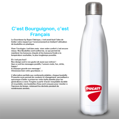 Gourde Alu et Thermos Moto Ducati