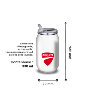 Gourde Alu et Thermos Moto Ducati