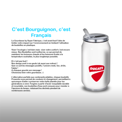 Gourde Alu et Thermos Moto Ducati