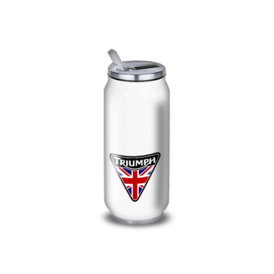 Gourde Alu et Thermos Moto Triumph UK Flag