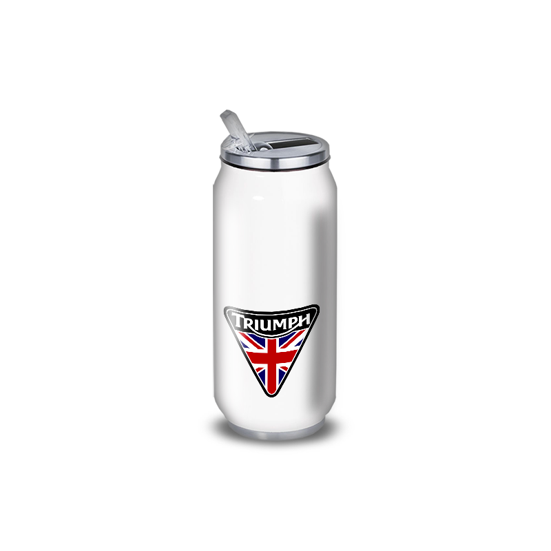 Gourde Alu et Thermos Moto Triumph UK Flag Gourde Alu et Thermos Moto Triumph UK Flag