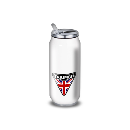 Gourde Alu et Thermos Moto Triumph UK Flag