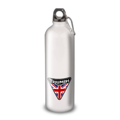 Gourde Alu et Thermos Moto Triumph UK Flag