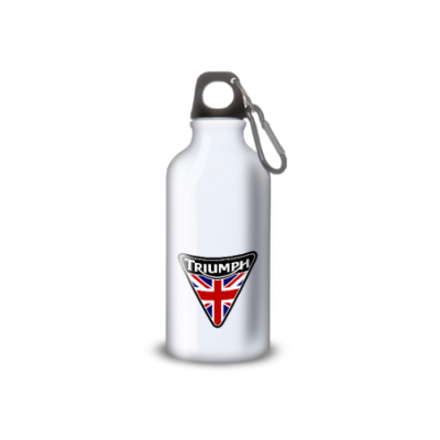 Gourde Alu et Thermos Moto Triumph UK Flag