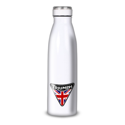 Gourde Alu et Thermos Moto Triumph UK Flag
