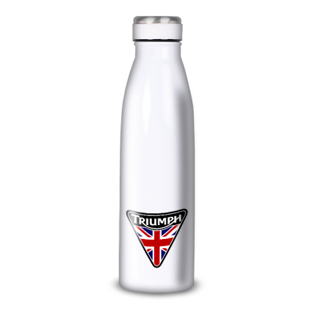 Gourde Alu et Thermos Moto Triumph UK Flag Gourde Alu et Thermos Moto Triumph UK Flag