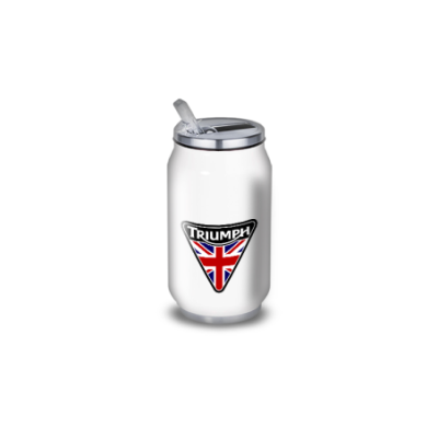 Gourde Alu et Thermos Moto Triumph UK Flag