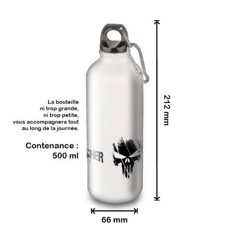 Gourde Alu et Thermos Punisher Gourde Alu et Thermos Punisher