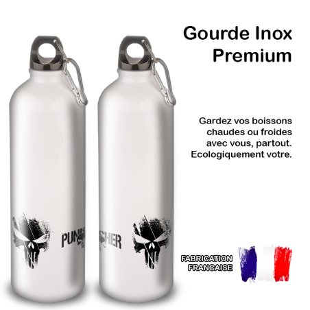 Gourde Alu et Thermos Punisher Gourde Alu et Thermos Punisher