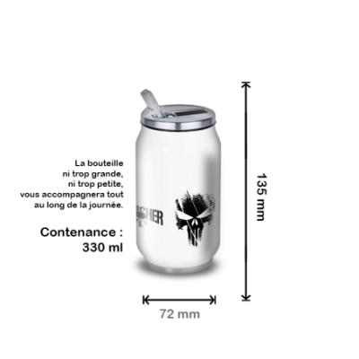 Gourde Alu et Thermos The Punisher