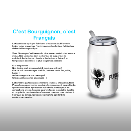 Gourde Alu et Thermos Punisher Gourde Alu et Thermos Punisher
