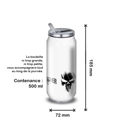 Gourde Alu et Thermos The Punisher