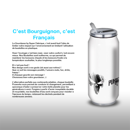 Gourde Alu et Thermos Punisher Gourde Alu et Thermos Punisher