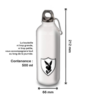 Gourde Alu et Thermos Playboy Lapin