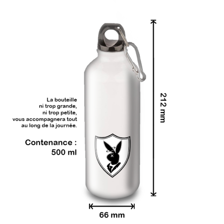 Gourde Alu et Thermos Playboy Lapin