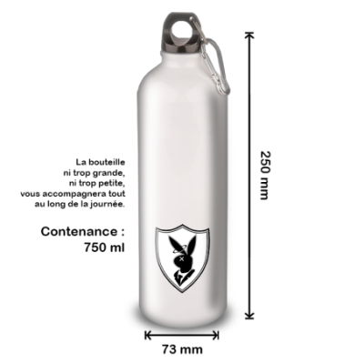 Gourde Alu et Thermos Playboy Lapin